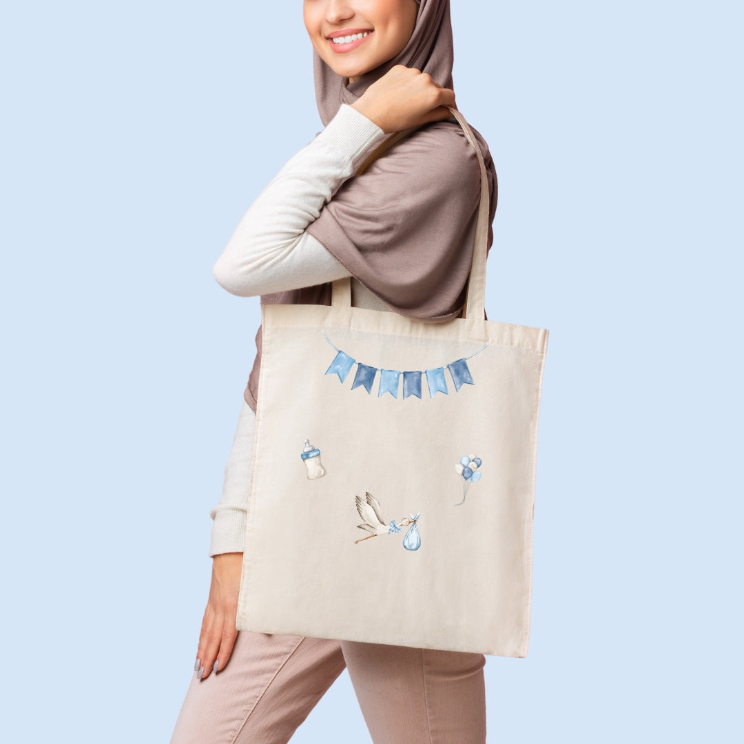 Baby Boy Gift Bundle – “Hello World” Newborn Essentials Set