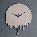 Engraved Wooden Clock – Modern Minimalist