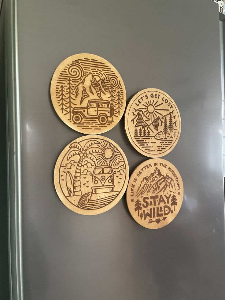 Engraved Fridge Magnet – “Home Sweet Home”