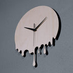 Engraved Wooden Clock – Modern Minimalist