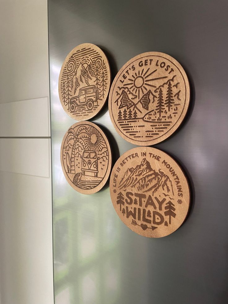 Engraved Fridge Magnet – “Home Sweet Home”