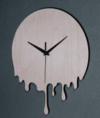Engraved Wooden Clock – Modern Minimalist