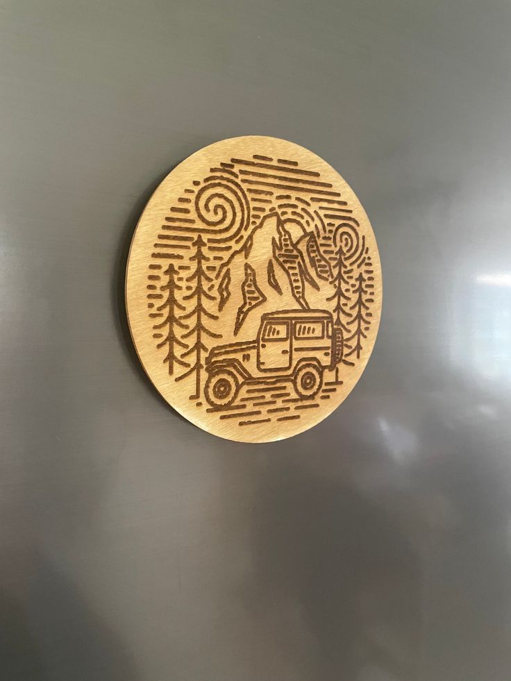 Engraved Fridge Magnet – “Home Sweet Home”
