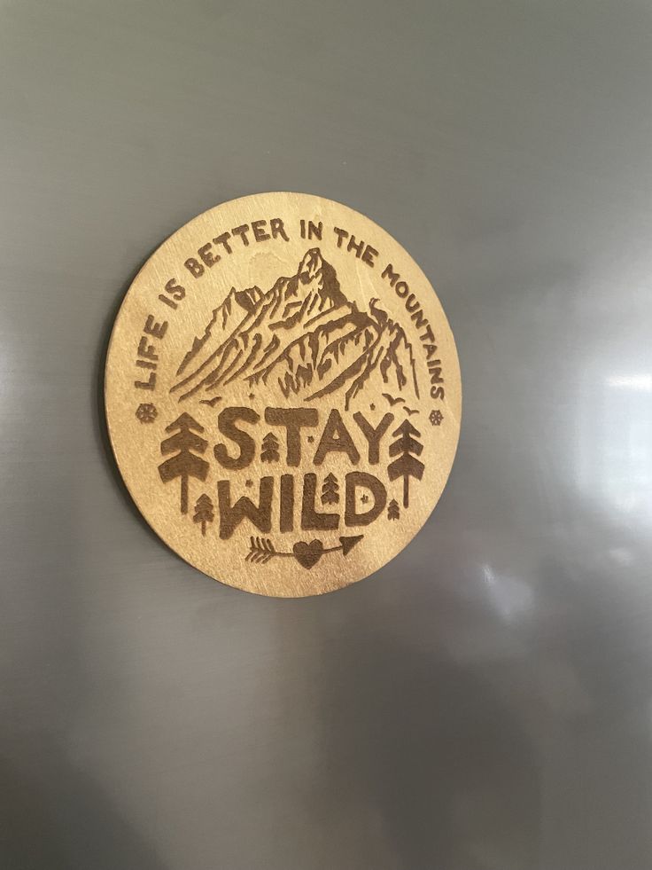 Engraved Fridge Magnet – “Home Sweet Home”