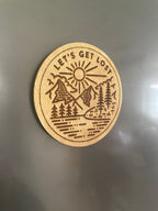 Engraved Fridge Magnet – “Home Sweet Home”