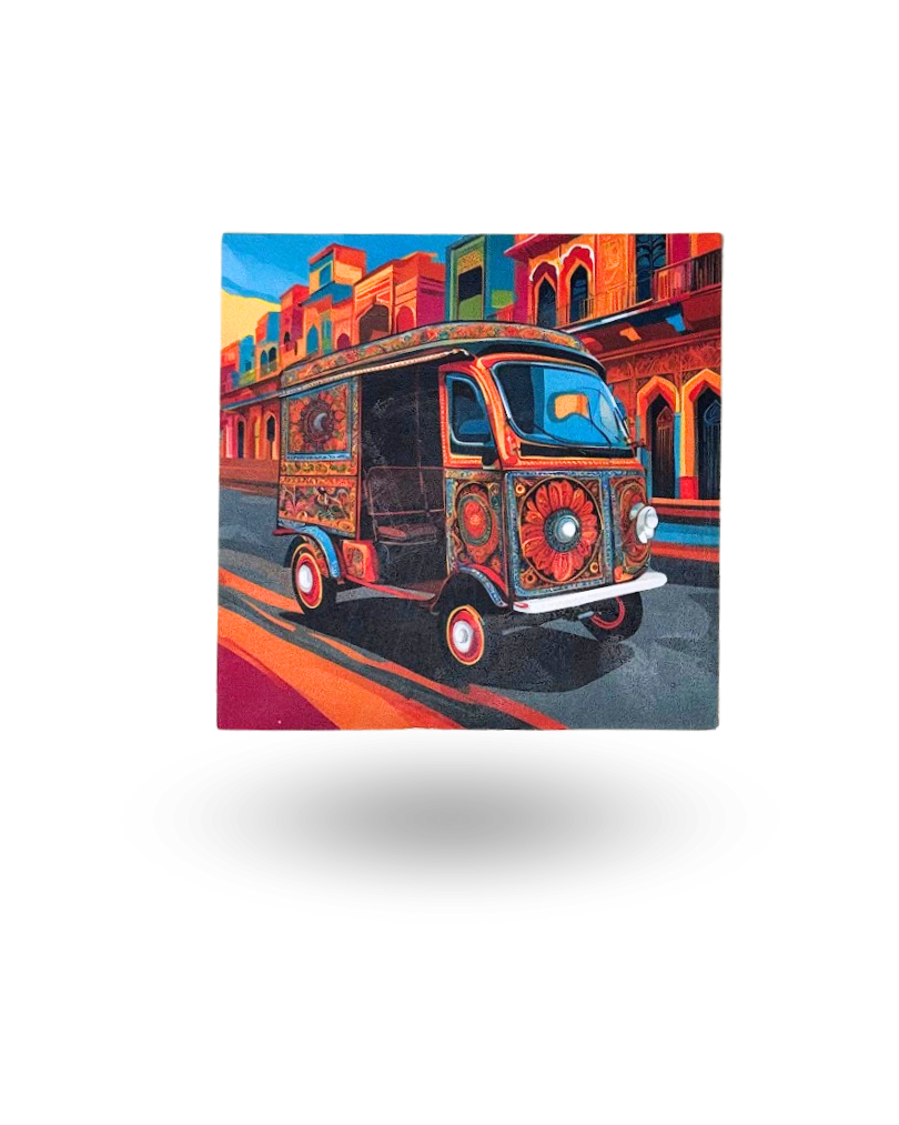 Traditional Art Printed Tea Coasters