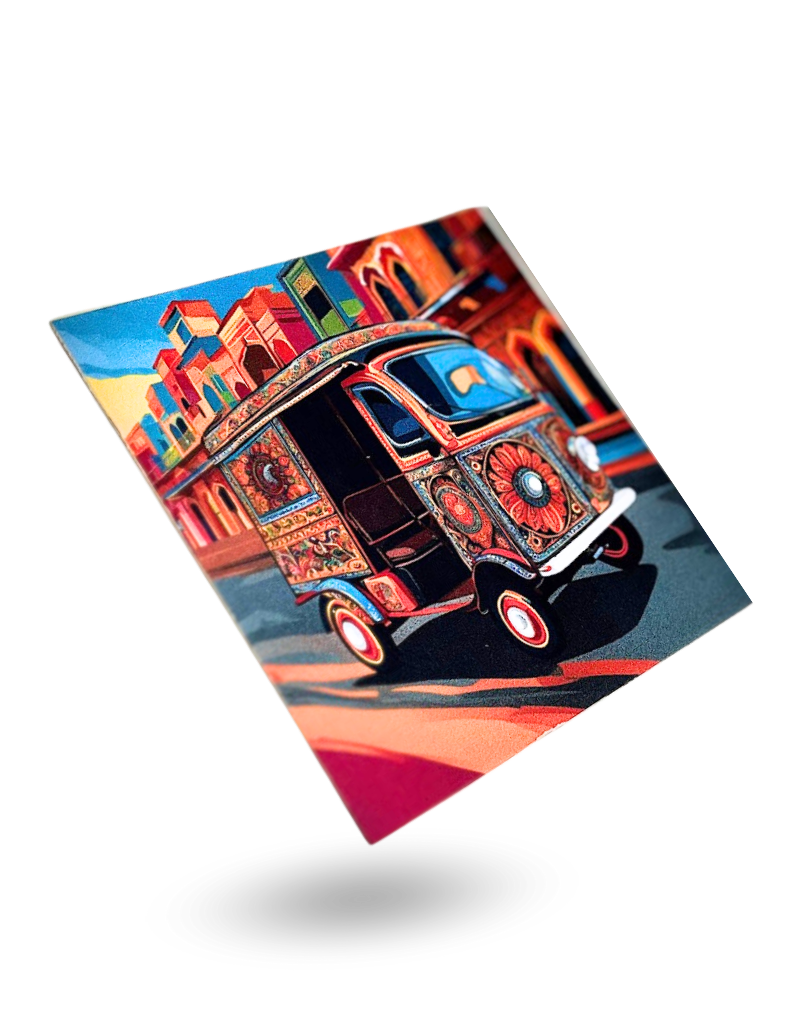 Traditional Art Printed Tea Coasters