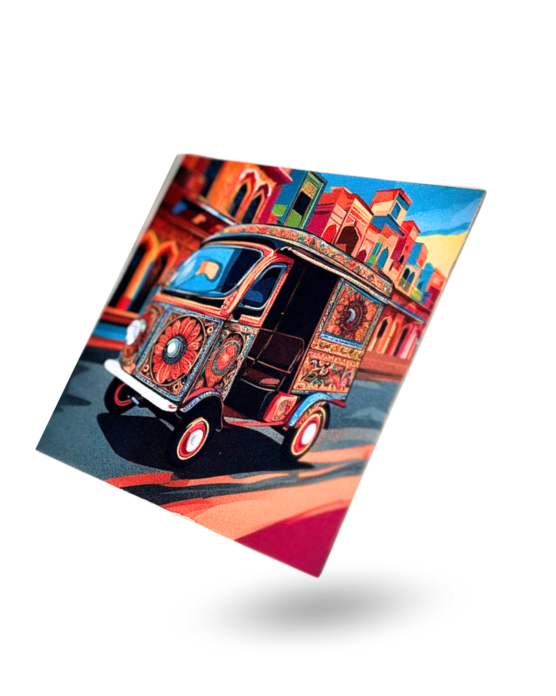 Traditional Art Printed Tea Coasters