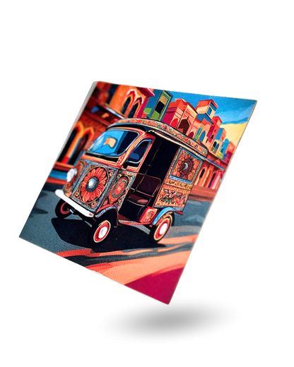 Traditional Art Printed Tea Coasters
