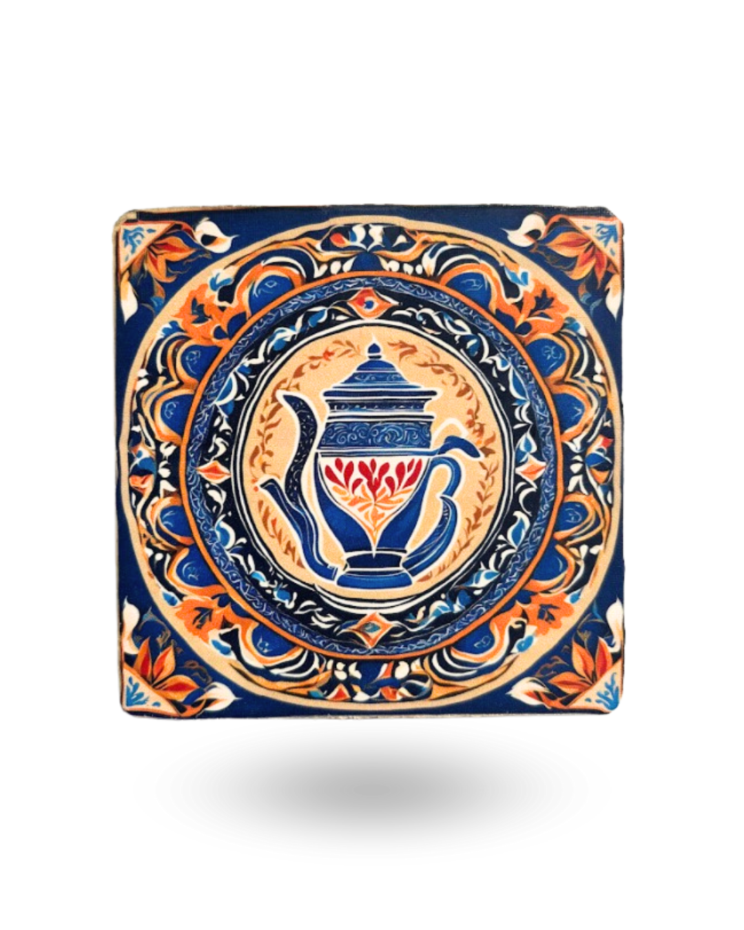 Vintage Art Tea Coasters – Premium Wooden & Non-Slip Base