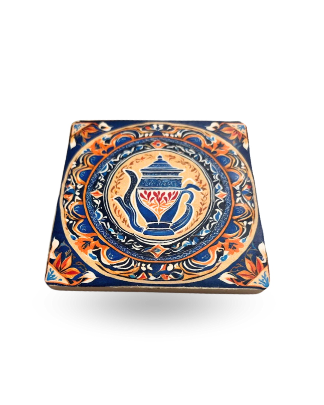 Vintage Art Tea Coasters – Premium Wooden & Non-Slip Base