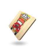 Pakistani Truck Art Wooden Tea Coasters – Vibrant & Durable with Non-Slip Base