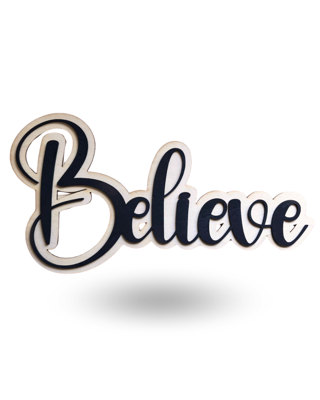 Wooden Wall Hanging – “Believe”