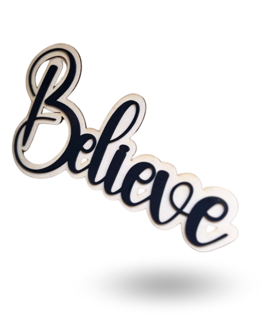 Wooden Wall Hanging – “Believe”