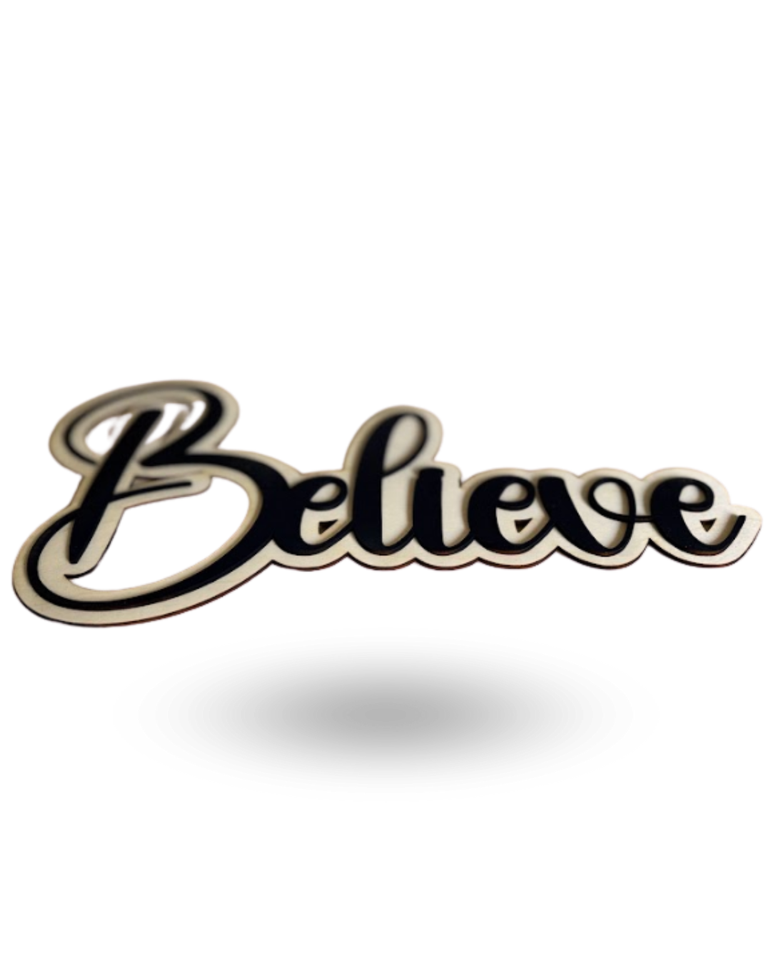 Wooden Wall Hanging – “Believe”