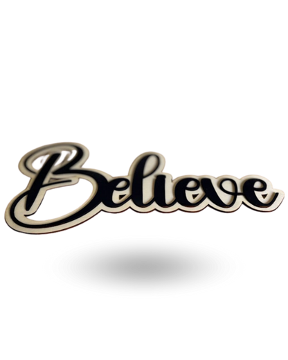 Wooden Wall Hanging – “Believe”