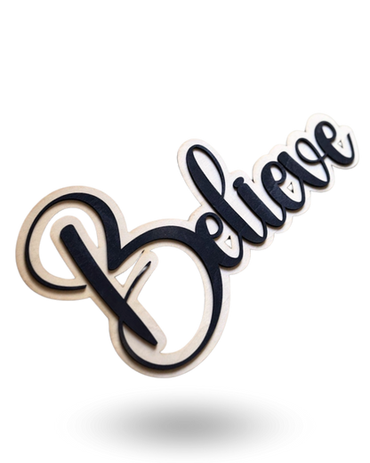 Wooden Wall Hanging – “Believe”