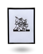 Tom and Jerry -Cartoon Character Wooden Wall Decor