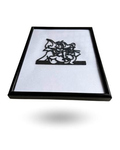 Tom and Jerry -Cartoon Character Wooden Wall Decor