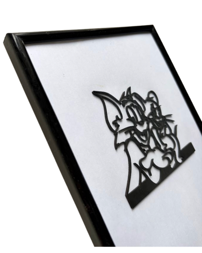 Tom and Jerry -Cartoon Character Wooden Wall Decor