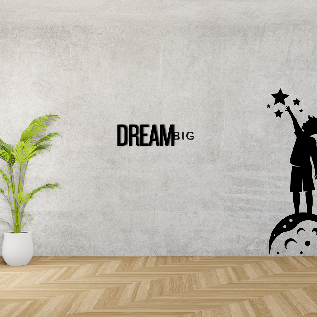 Dream Big - Wooden Quote Wall Art