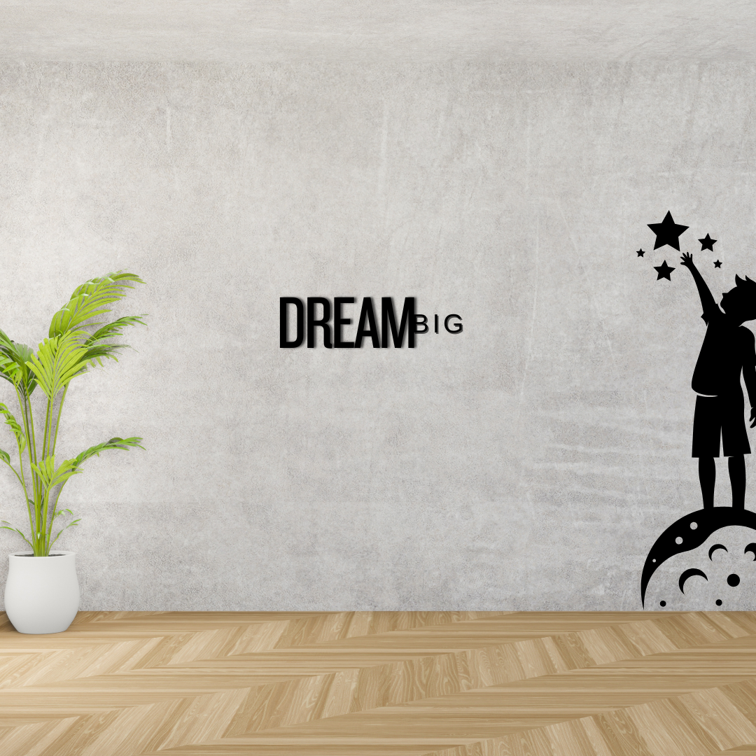 Dream Big - Wooden Quote Wall Art