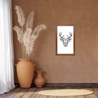 Deer- Geometric Wooden Wall Decor