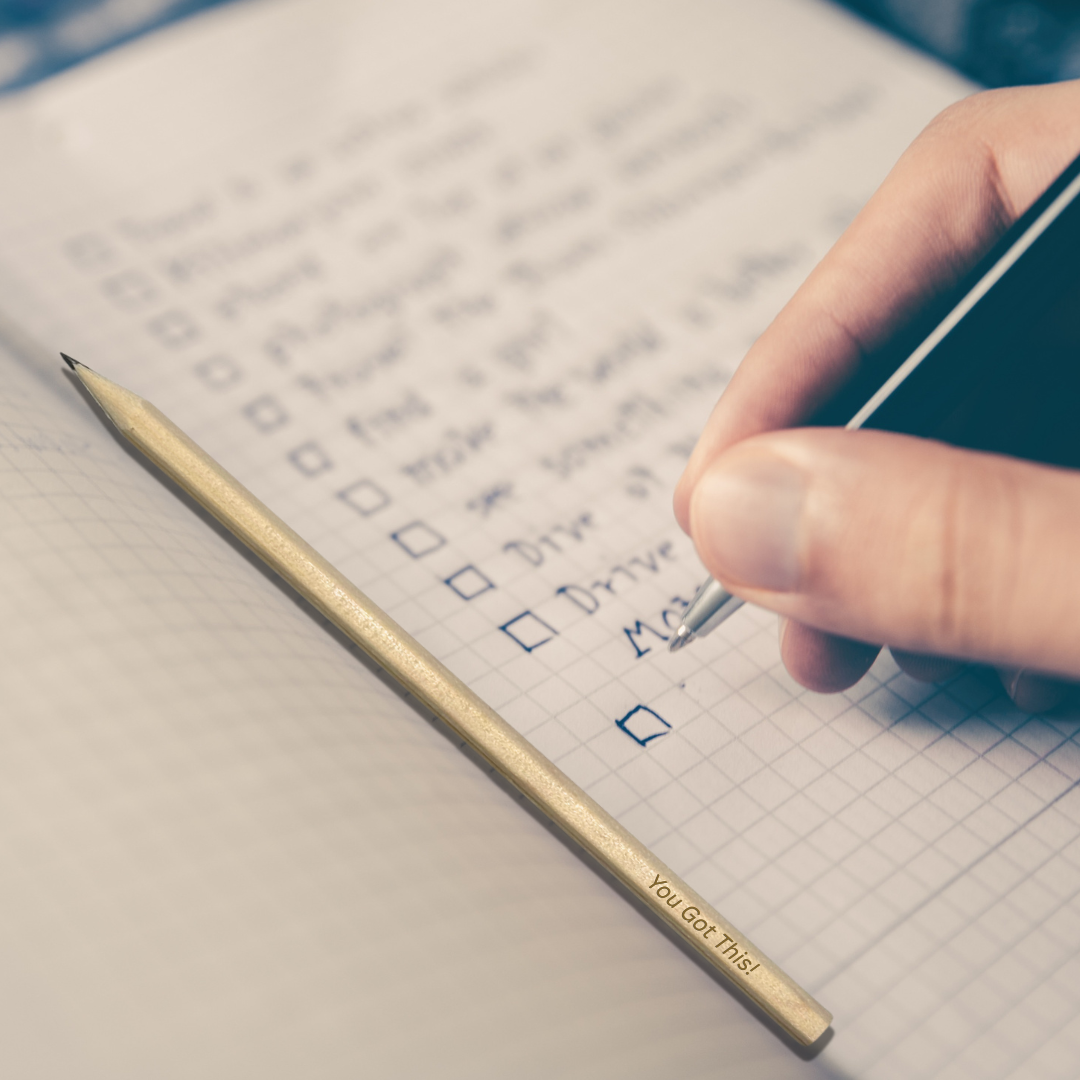 Wooden Engraved Pencil – “You Got This!” | Motivational Custom Pencil for Students & Office