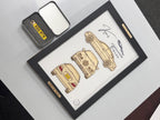 Custom Car Wall Frames - Parked On The Wall (with Keychain)