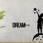 Dream Big - Wooden Quote Wall Art