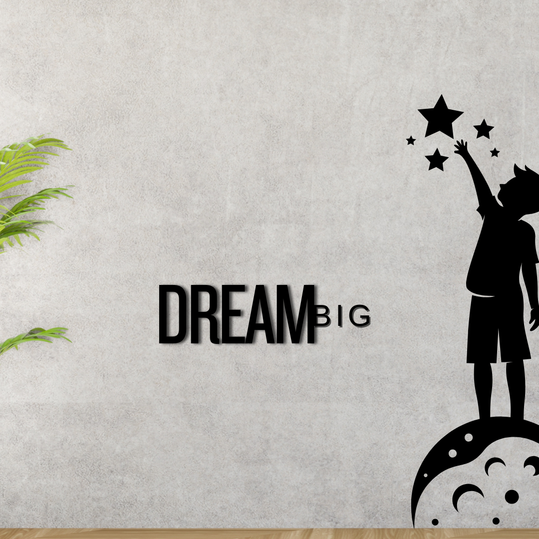 Dream Big - Wooden Quote Wall Art