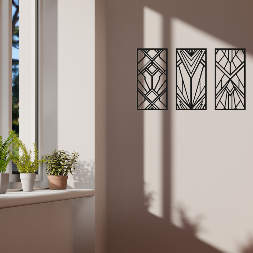 Abstract Wooden Wall Decor