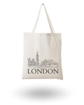 London Canvas Tote Bag – Unique Printed Tote for Everyday Use
