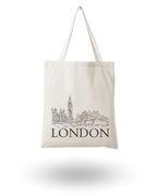 London Canvas Tote Bag – Unique Printed Tote for Everyday Use