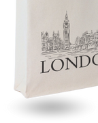 London Canvas Tote Bag – Unique Printed Tote for Everyday Use