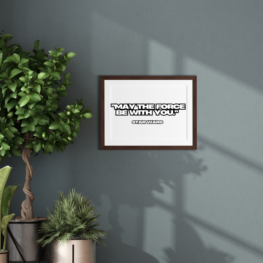 Star Wars - Movie Quotes Wooden Wall Decor