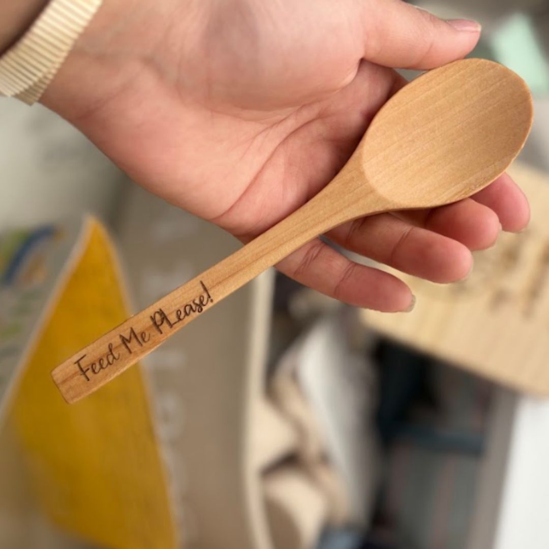 Feed Me Please - Wooden Baby Feeding Spoon