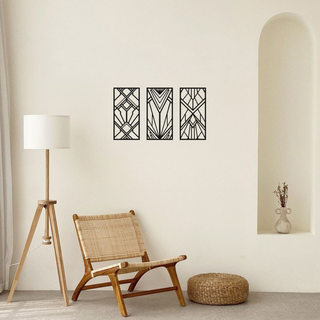 Abstract Wooden Wall Decor