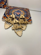 Personalised Wooden Eid Mubarak Tag – “Ammi” Edition