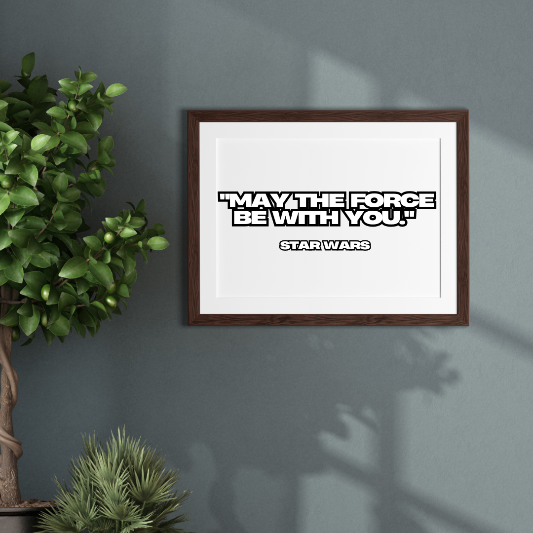 Star Wars - Movie Quotes Wooden Wall Decor