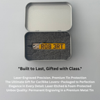 Personalised Wooden Keychain – Custom Name or Number Plate Keyring | Engraved Gift UK