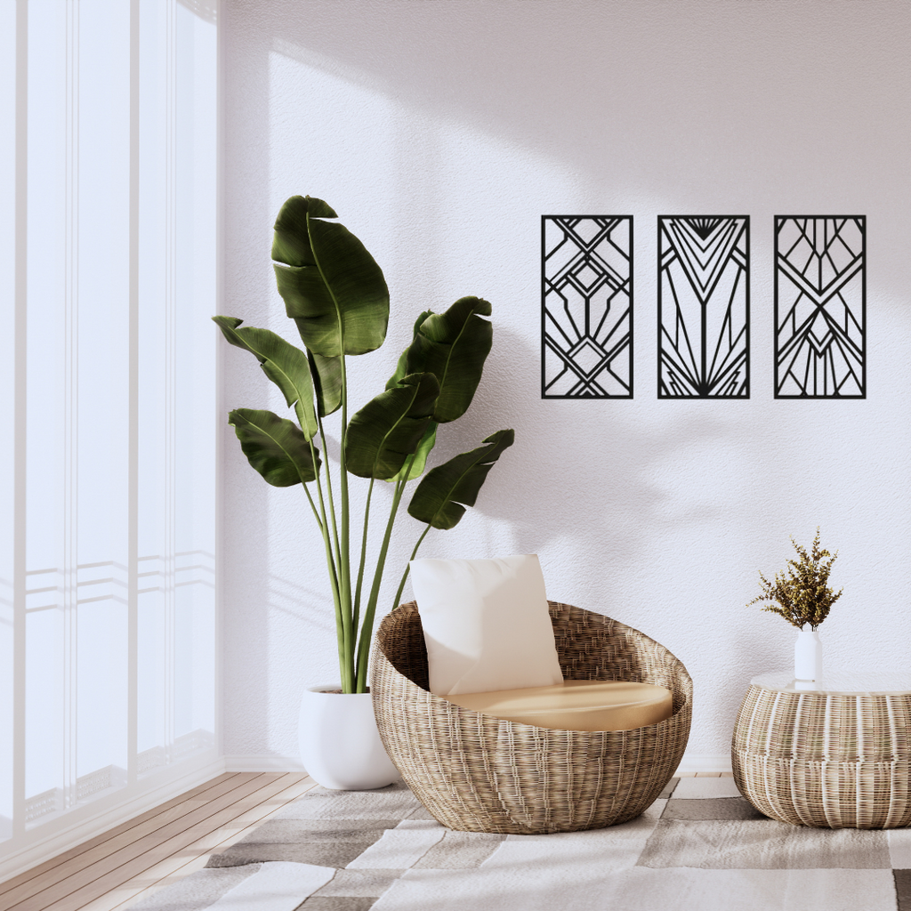 Abstract Wooden Wall Decor