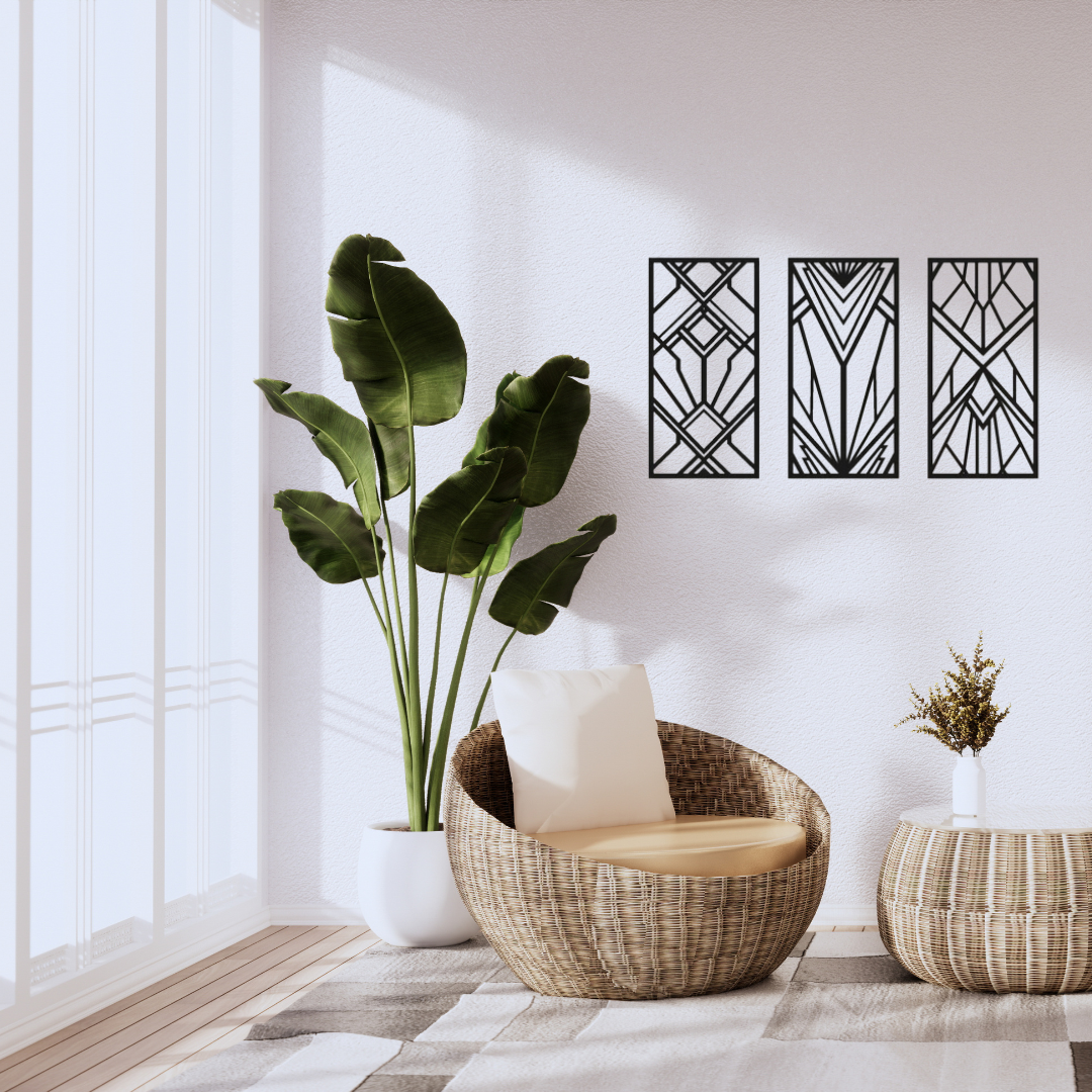 Abstract Wooden Wall Decor