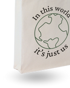 In This World - Quote Canvas Tote Bag Printed