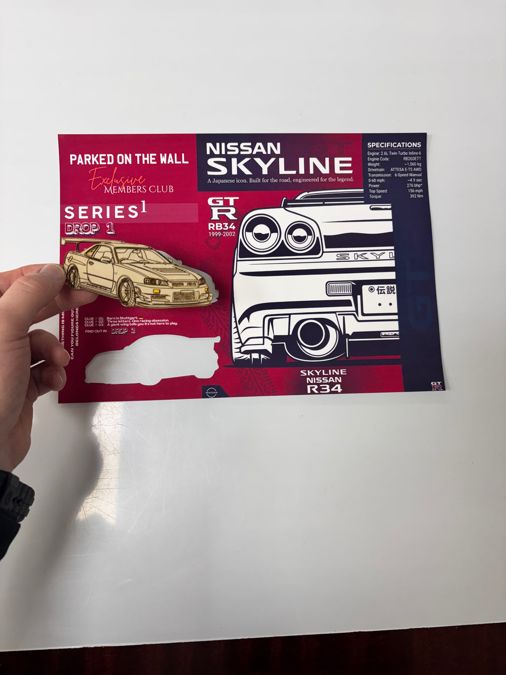 PARKED ON THE WALL — SERIES 1 MEMBERS CLUB