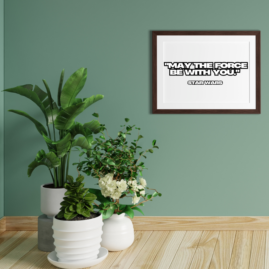 Star Wars - Movie Quotes Wooden Wall Decor