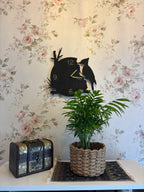 Woodpecker wooden wall clock