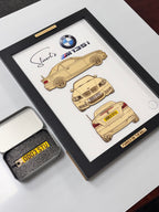Custom Car Wall Frames - Parked On The Wall (with Keychain)