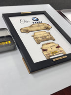 Custom Car Wall Frames - Parked On The Wall (with Keychain)