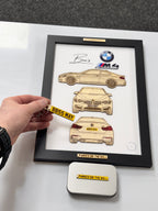 Custom Car Wall Frames - Parked On The Wall (with Keychain)